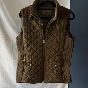 Gallery Olive Quilted Vest
